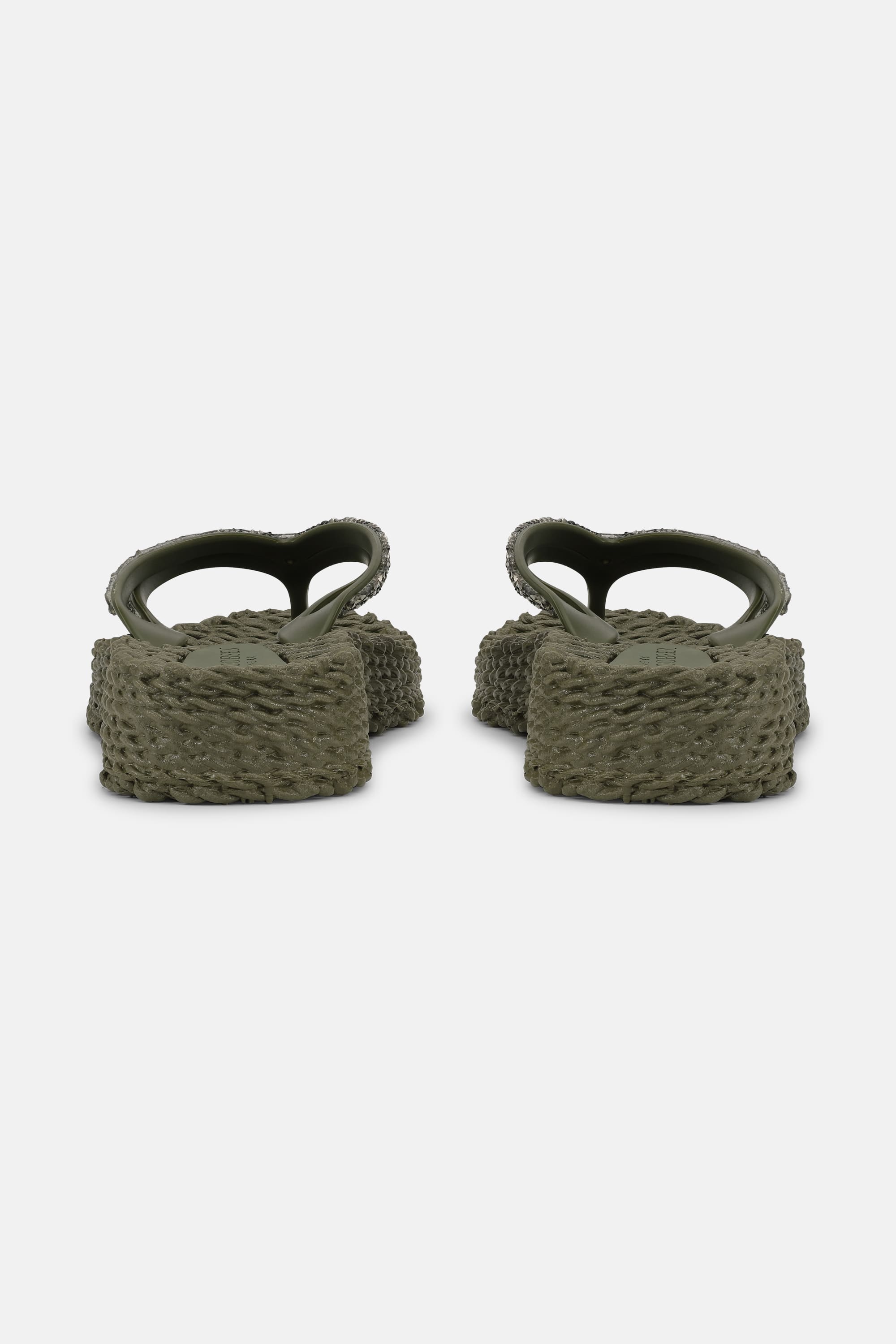 Platform Flip-flops Glitrende Steiner - Army